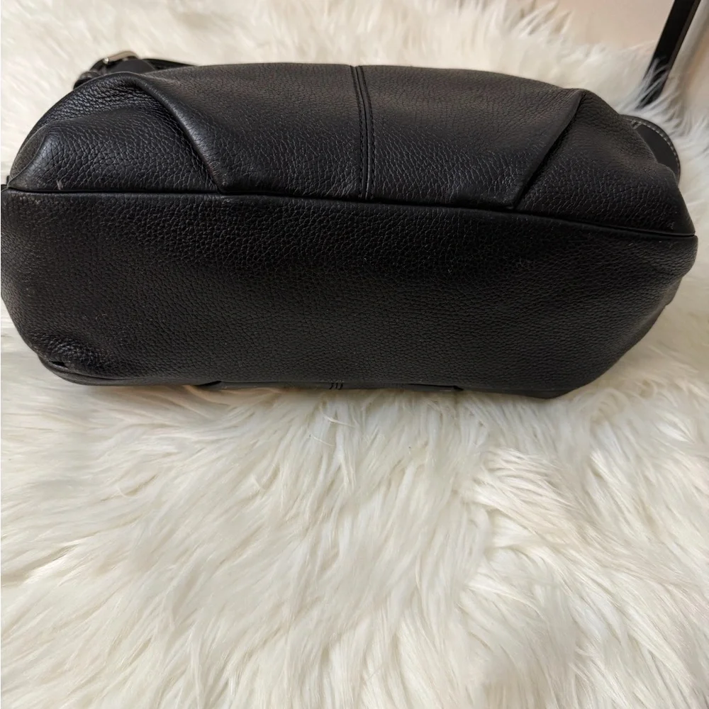 Coach Black Leather Shoulder Bag#F15064